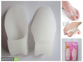 Силиконов разделител за палеца и малкото пръстче на крака-foto2