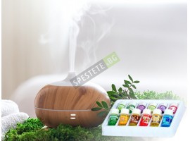 Комплект арома дифузер и етерични масла Комплект арома дифузер и етерични масла
