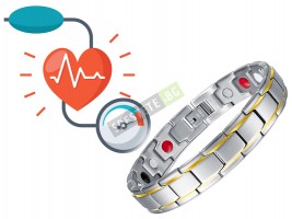Магнитна гривна за високо кръвно налягане-foto2