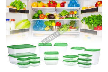 Съхранете свежа храна с комплект от 17бр. кутии-foto4