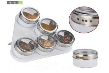 Комплект за подправки с магнитна стойка-foto2